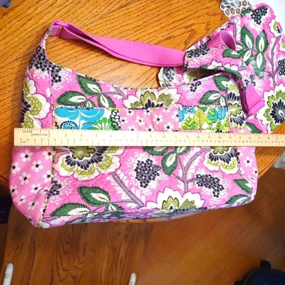 Vera Bradley Priscilla Pink Diaper Bag With Changing Pad - Picture 4 of 14